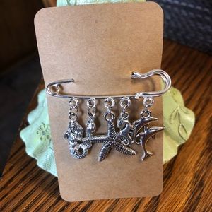 NWT, Handmade by A Charmed Life. Love the Ocean!